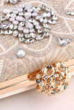 Champagne Rhinestone Pearl Party Bolsa