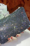 Bolsa preta Spakly Rhinestone Evening