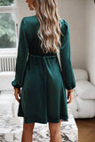 Veludo Preto Uma linha de vestido de festa de férias com pregas