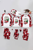 Natal Família Combinando Sleepwear Conjuntos de Pijama