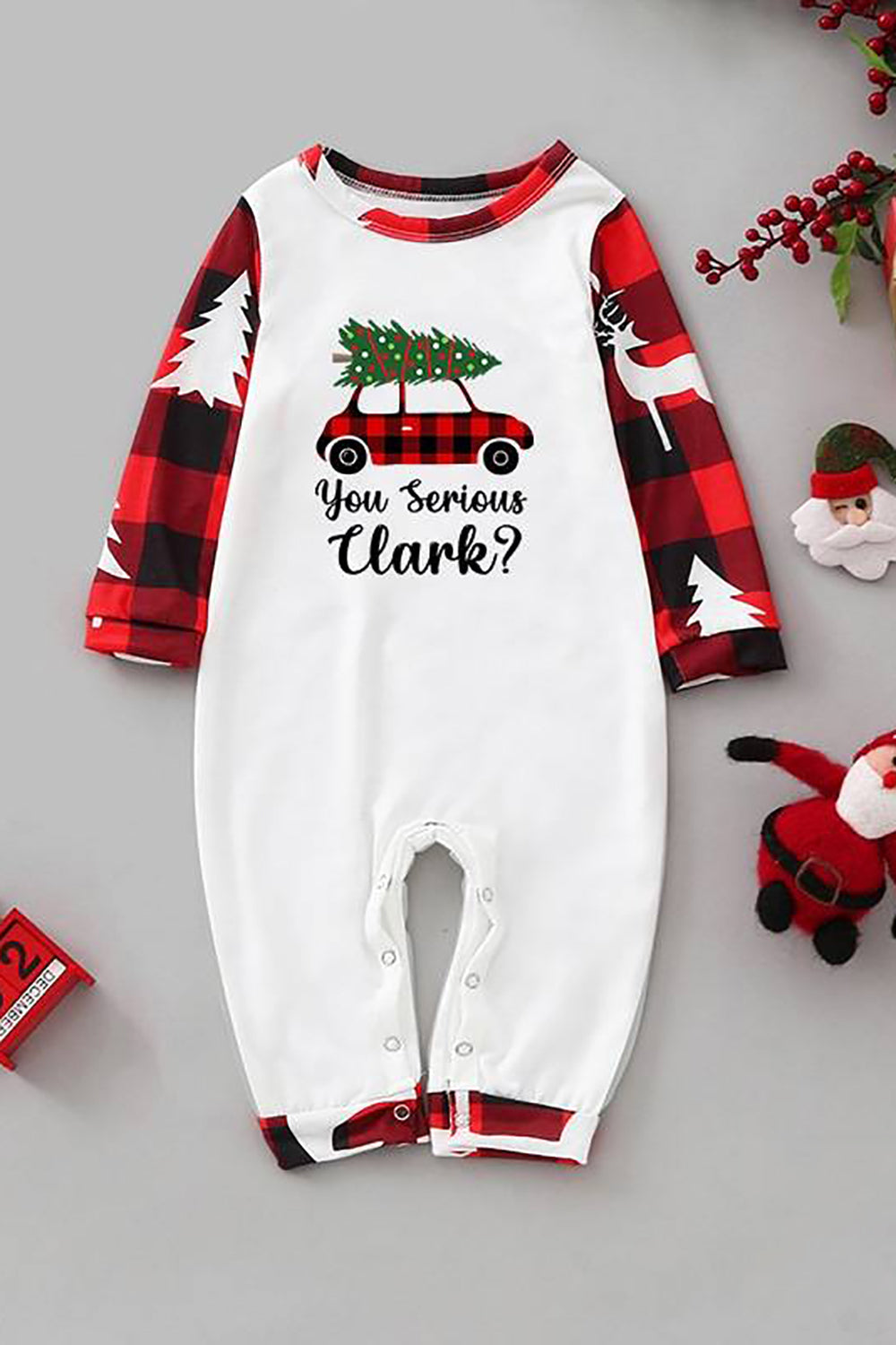 Natal Família Combinando Sleepwear Conjuntos de Pijama