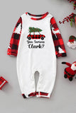 Natal Família Combinando Sleepwear Conjuntos de Pijama