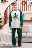 Plaid Matching Família Conjuntos de Pijamas de Natal