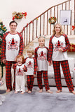 Plaid Matching Família Conjuntos de Pijamas de Natal
