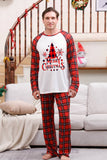 Plaid Matching Família Conjuntos de Pijamas de Natal