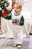 Verde Plaid Família Feliz Natal Conjuntos de pijama