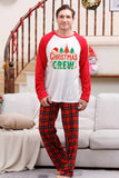 Família Red Plaid Feliz Natal Pijama Sets