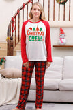 Família Red Plaid Feliz Natal Pijama Sets