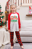Família Red Plaid Feliz Natal Pijama Sets