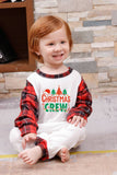 Família Red Plaid Feliz Natal Pijama Sets