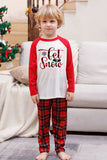 Família Red Plaid Feliz Natal Pijama Sets