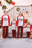 Red Plaid Matching Família Conjuntos de Pijamas de Natal