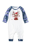 Blue Print Mangas Longas Pijamas de Natal da Família