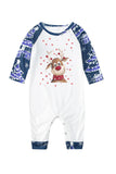 Blue Print Mangas Longas Pijamas de Natal da Família