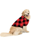 Preto & Vermelho Plaid Combinando Pijamas de Natal da Família com Estampa