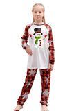 Natal Vermelho Print Família Pijamas Sets