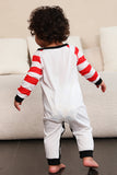 Red Stripes Bonecos de neve Natal Família Pijamas set