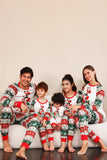 Árvore de Natal da Família Verde Vermelha Conjunto de pijamas