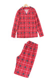 Pijamas de Natal da Família Red Plaid