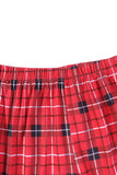 Pijamas de Natal da Família Red Plaid