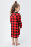 Red Plaid Natal Família Combinando 2 Peças Pijamas set
