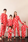 Família Vermelho Natal Papai Noel Print Pijamas