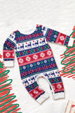Árvore de Natal da Família Verde Vermelha Conjunto de pijamas