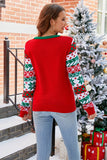 Camisola colorida da árvore de Natal com design 3D