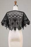 Sequins Black Glitter Cabo dos anos 1920 com Missangas