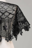 Sequins Black Glitter Cabo dos anos 1920 com Missangas