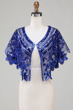 Glitter Sequins Preto Cabo dos anos 1920