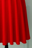Vestido vermelho da dama de honra