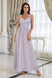 Vestido de baile de lantejoulas cinzentas