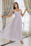 Vestido de baile de lantejoulas cinzentas