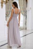 Vestido de baile de lantejoulas cinzentas