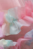 Carregar imagem no visualizador da galeria, Vestido de menina flor rosa com flores e bowknot