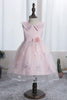 Carregar imagem no visualizador da galeria, Vestido de flor de gola de boneca roxa com renda