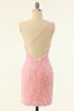 Carregar imagem no visualizador da galeria, Royal Blue One Shoulder Sequins Tight Homecoming