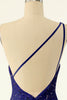 Carregar imagem no visualizador da galeria, Royal Blue One Shoulder Sequins Tight Homecoming