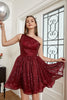 Carregar imagem no visualizador da galeria, Um vestido de baile curto de sequin de ombro de um ombro