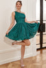 Carregar imagem no visualizador da galeria, Um vestido de baile curto de sequin de ombro de um ombro