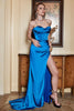 Carregar imagem no visualizador da galeria, Azul Real Sereia Vestido de Festa