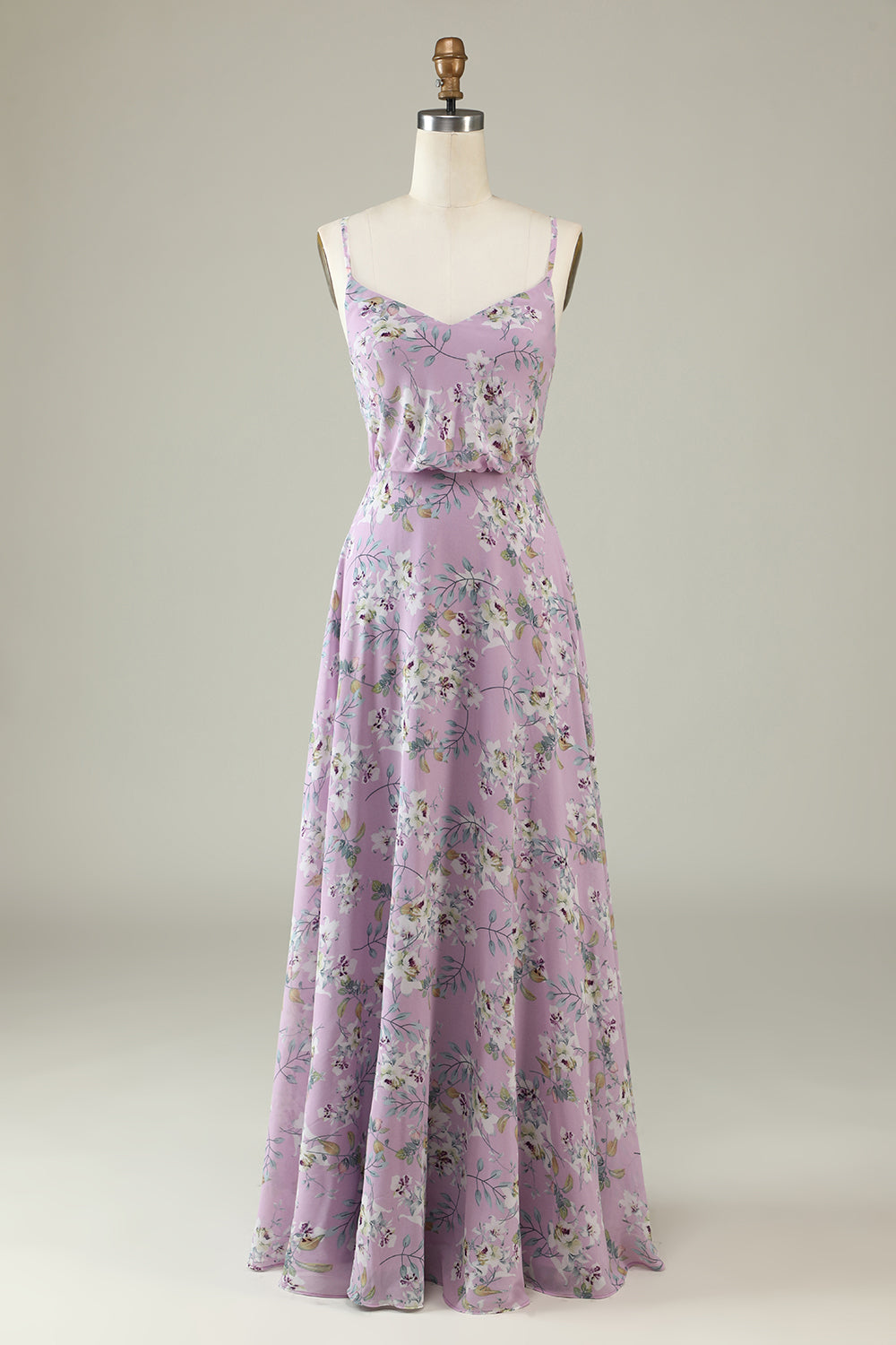 Preto Branco Flor Boho Chiffon Vestido Madrinha