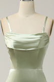 Sereia Verde Covertible Wear Long Bridesmaid Dress