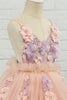 Carregar imagem no visualizador da galeria, Vestido de menina de menina de manta de spaghetti de tulle rosa