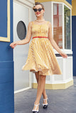Vestido às Bolinhas Vintage