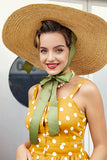 Vestido às Bolinhas Vintage