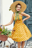 Vestido às Bolinhas Vintage