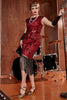 Carregar imagem no visualizador da galeria, Vestido de Flapper de lantejoulas da década de 1920