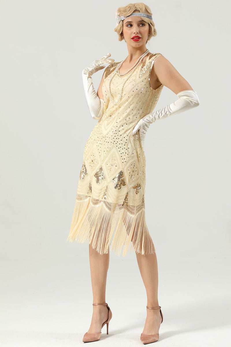Carregar imagem no visualizador da galeria, Vestido de festa de Gatsby sem mangas